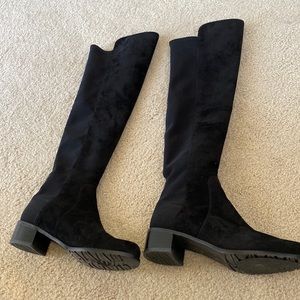Stuart Weitzman black over the knee boots, great condition